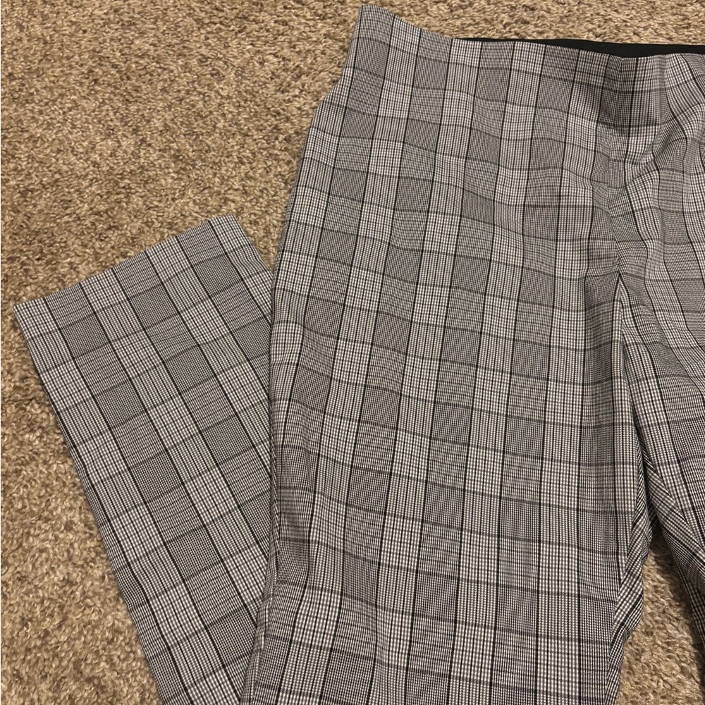 Gray Plaid Trouser / Dress Pant